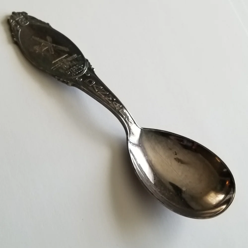 Vintage Denmark spoon silver plate Danmark Dybbol Molle Dana Souvenir